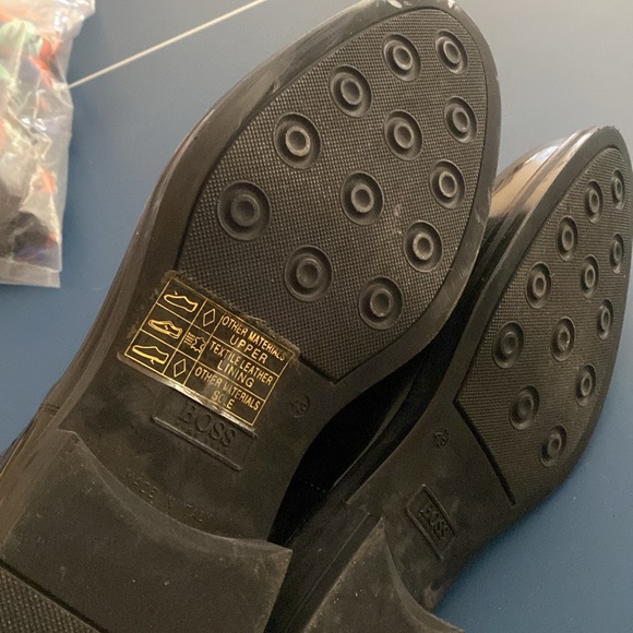 Hugo Boss black rubber boots for men size 43 made in italy - Picture 2 of 3